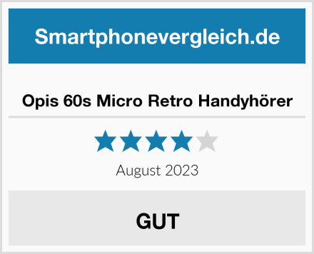 Opis 60s Micro Retro Handyhörer Test