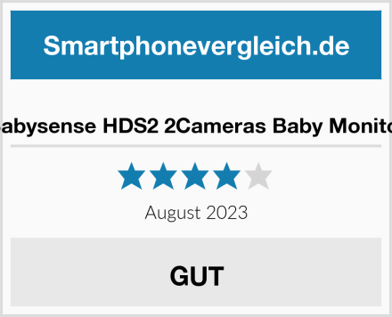  Babysense HDS2 2Cameras Baby Monitor Test
