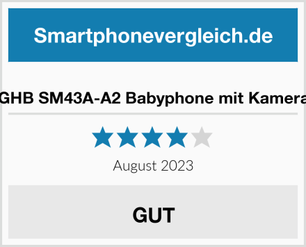  GHB SM43A-A2 Babyphone mit Kamera Test