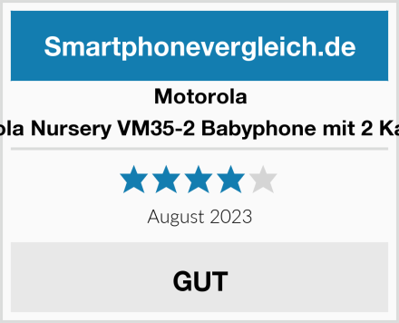 Motorola Motorola Nursery VM35-2 Babyphone mit 2 Kameras Test