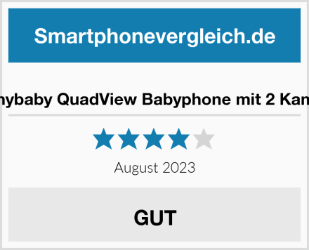  Moonybaby QuadView Babyphone mit 2 Kameras Test