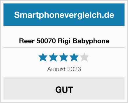  Reer 50070 Rigi Babyphone Test