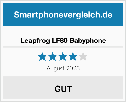  Leapfrog LF80 Babyphone Test