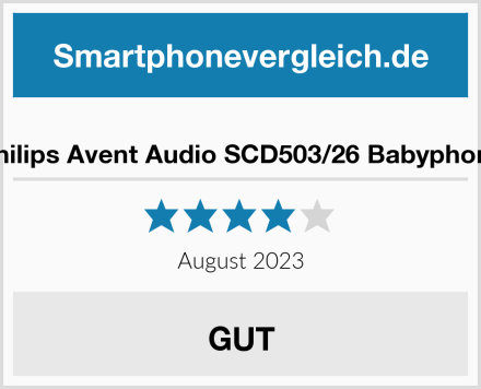 Philips Avent Audio SCD503/26 Babyphone Test
