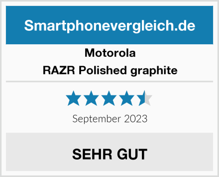 Motorola RAZR Polished graphite Test