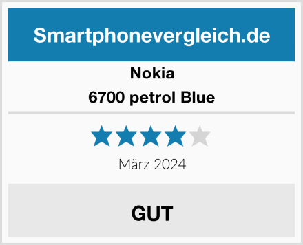 Nokia 6700 petrol Blue Test