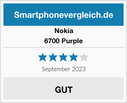 Nokia 6700 Purple Test