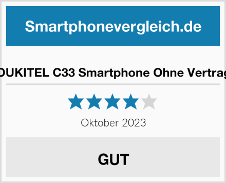  OUKITEL C33 Smartphone Ohne Vertrag Test
