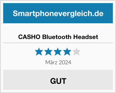  CASHO Bluetooth Headset Test