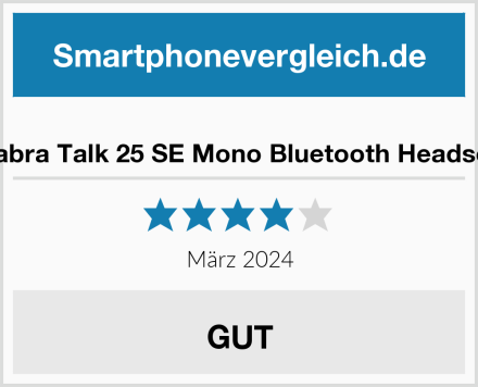 Jabra Talk 25 SE Mono Bluetooth Headset Test