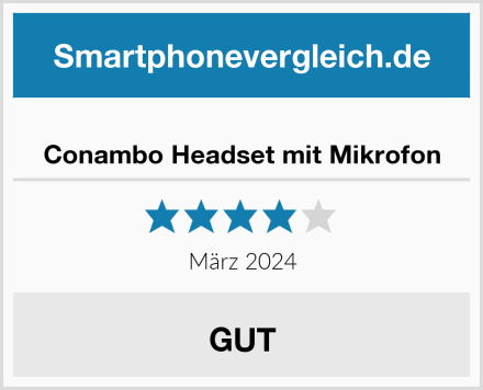  Conambo Headset mit Mikrofon Test
