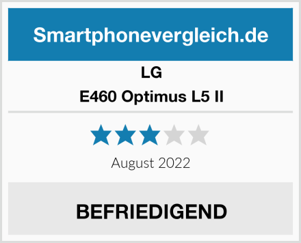 LG E460 Optimus L5 II Test