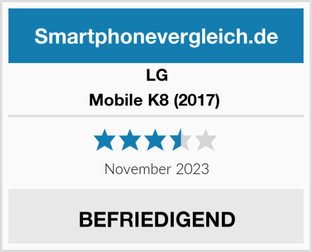 LG Mobile K8 (2017)  Test