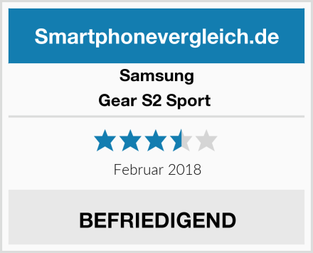 Samsung Gear S2 Sport  Test