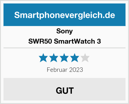 Sony SWR50 SmartWatch 3 Test