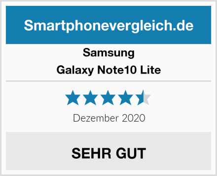 Samsung Galaxy Note10 Lite Test