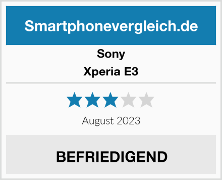 Sony Xperia E3 Test