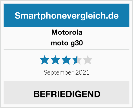 Motorola moto g30 Test