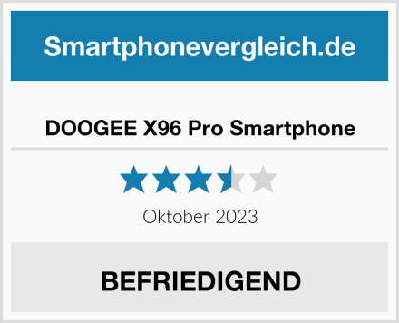  DOOGEE X96 Pro Smartphone Test