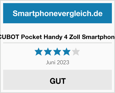  CUBOT Pocket Handy 4 Zoll Smartphone Test